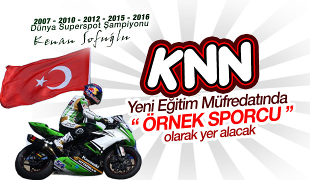 Kenan Sofuoğlu Örnek Sporcu Olarak Müfredatta Yer Alacak