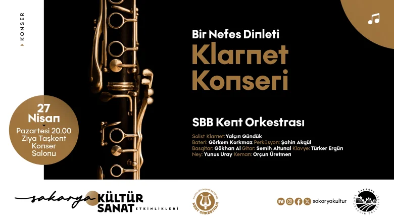 Kent Orkestrası’ndan Bir Nefes Dinleti klarnet konseri