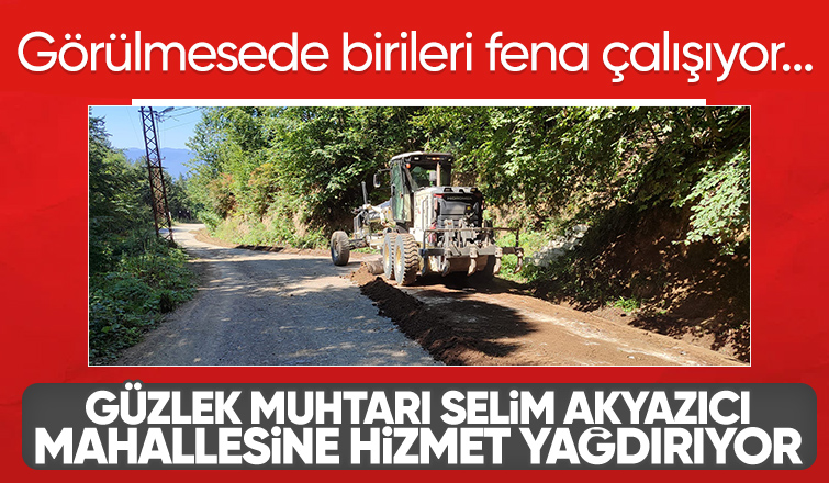 Keremali Yayla yolunda çalışma