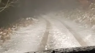 Keremali Yaylası beyaza büründü