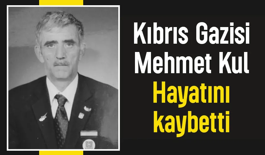 Kıbrıs gazisi hayatını kaybetti