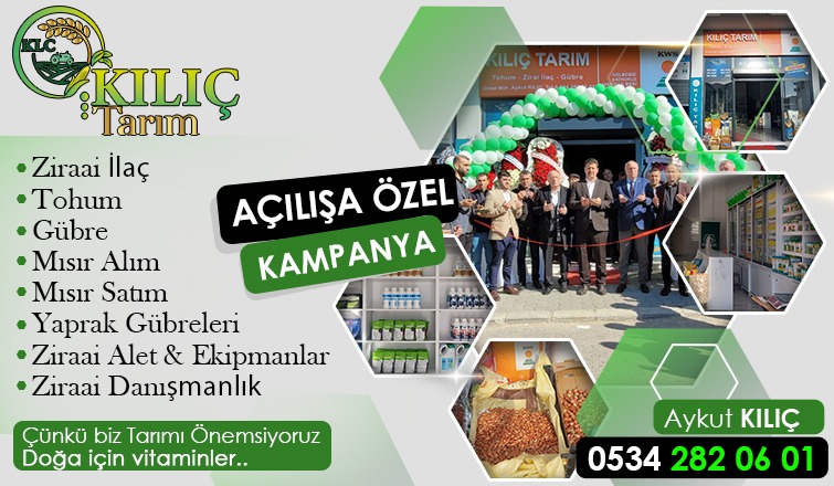 Kılıç Tarım Hizmete Başladı
