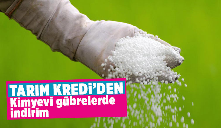 Kimyevi gübrelerde indirim