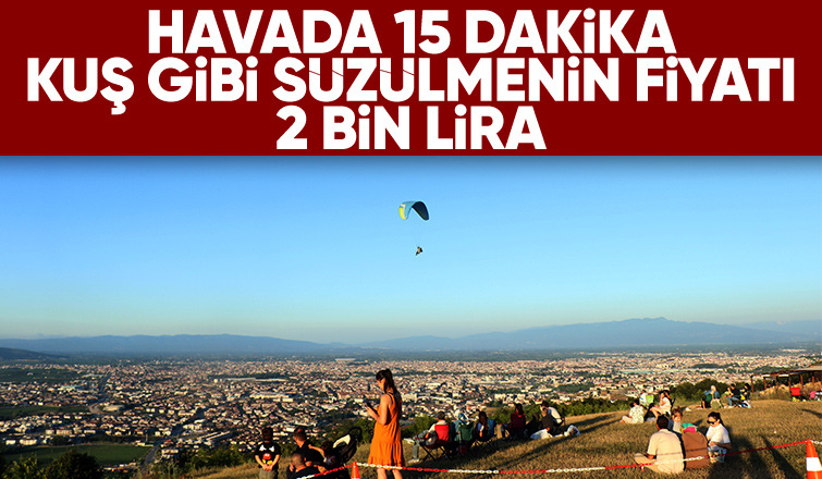 Kırantepe yamaç paraşütçülerinin gözdesi oldu