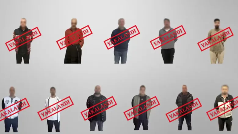 Kırmızı bültenle aranan 9 kişi yakalandı