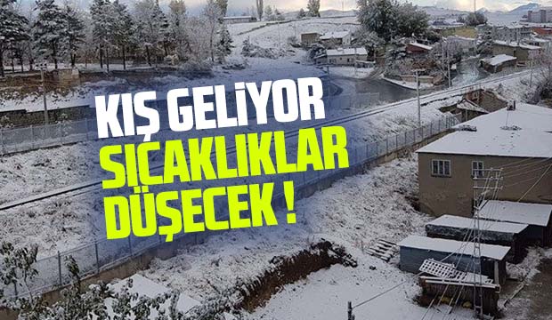 Kış geliyor Sıcaklıklar düşecek
