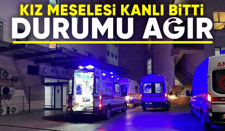 Kız meselesinde bir kişi bıçaklandı