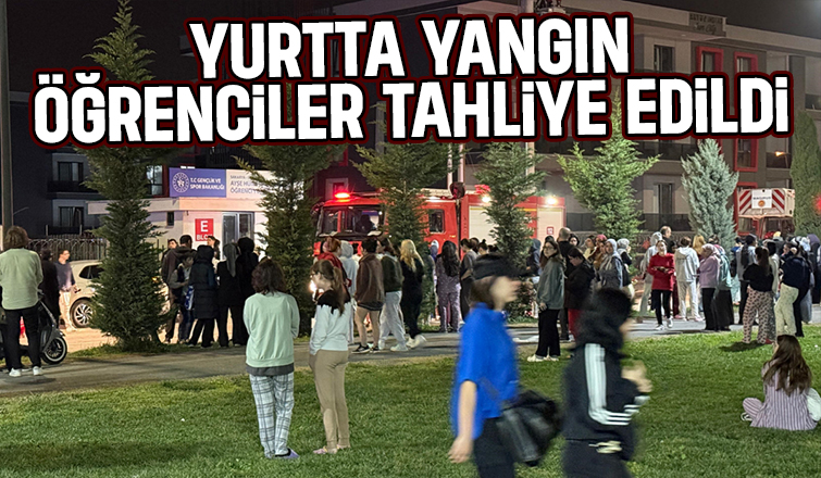 Kız yurdunda yangın