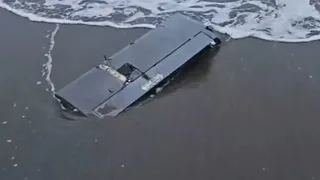 Kocaali sahilinde dron parçası bulundu