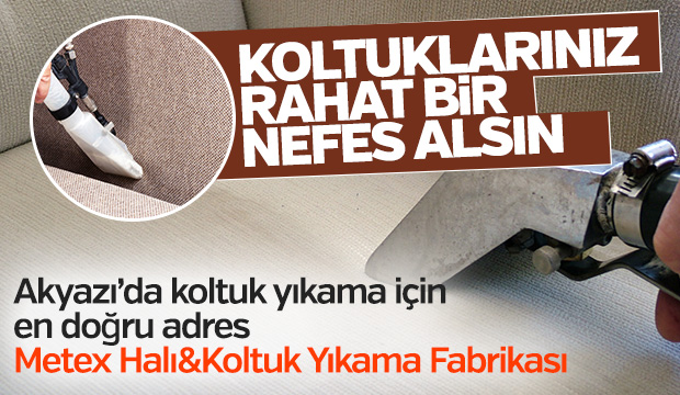 Koltuk Yıkamada Aradığınız Adres Metex