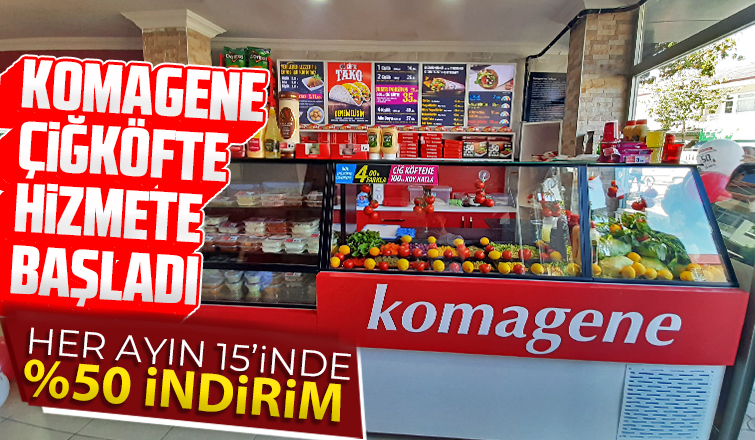 Komagene çiğköfte açıldı