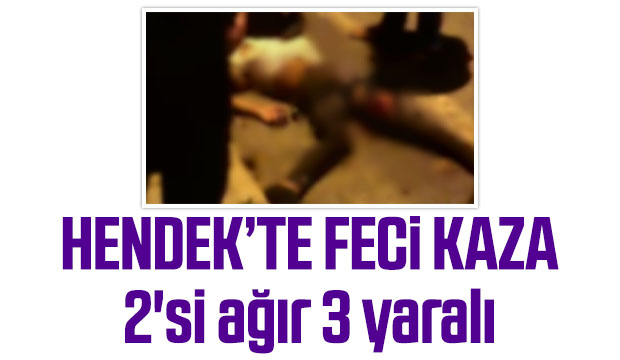 Korkunç kaza: 1 ölü, 2 yaralı