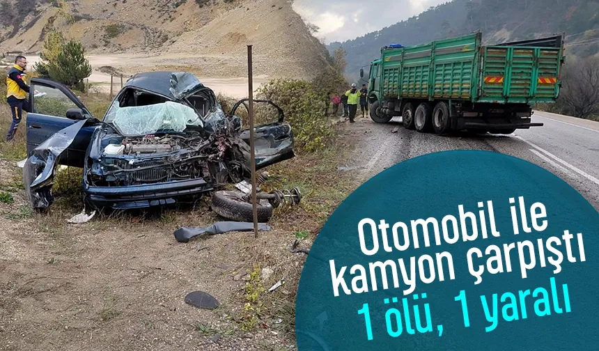 Korkunç kaza; Otomobil sürücüsü öldü