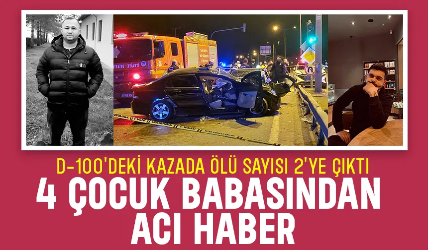Korkunç kazada ölü sayısı 2'ye çıktı