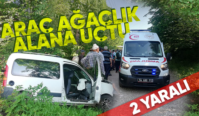 Korkutan kaza: 2 yaralı