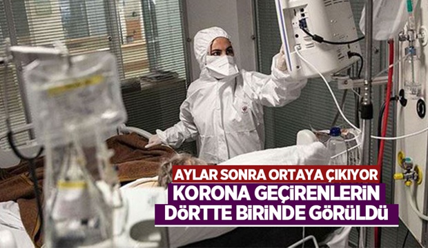 Korona geçirenlerin dörtte birinde görülüyor