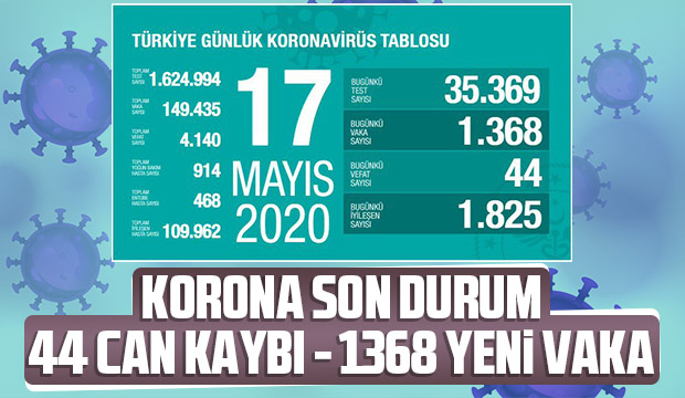 Korona verileri açıklandı