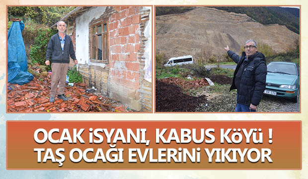 Köylülerin taş ocağı isyanı