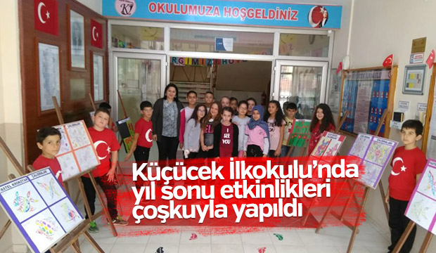  Küçücek İlkokulu'nda Resim Sergisi