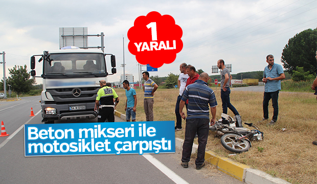 Küçücek Kavşağında Kaza