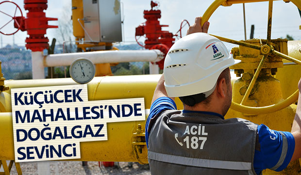 Küçücek Mahallesinde Doğalgaz Sevinci