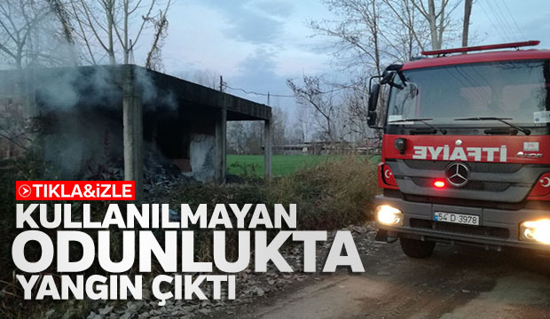 Kullanılmayan Odunluk Alev Aldı