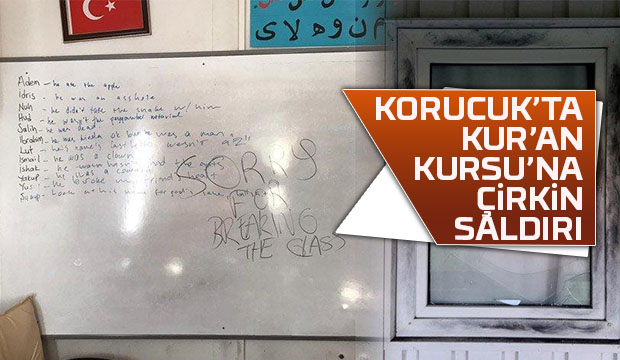 Kur'an kursuna çirkin saldırı