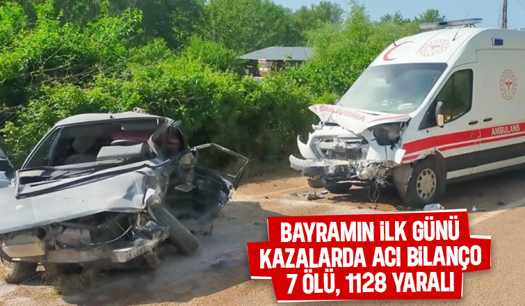Kurban Bayramı’nın ilk günü kazalarda 7 kişi öldü