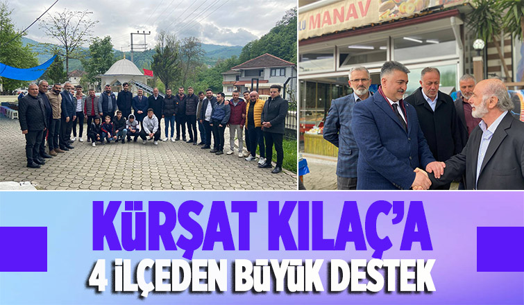 Kürşat Kılıç 4 ilçede vatandaşlarla buluştu