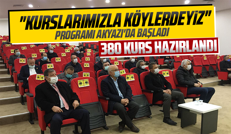 Kurslarımızla Köylerdeyiz
