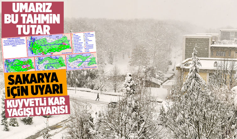 Kuvvetli kar yağışı bekleniyor