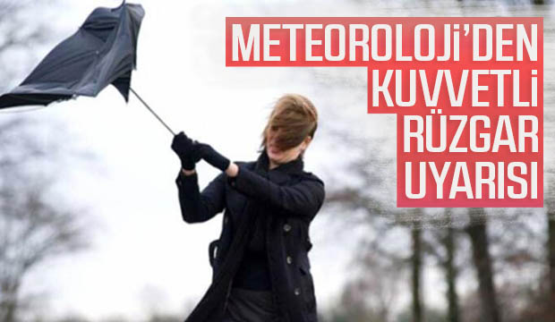 Kuvvetli rüzgar uyarısı