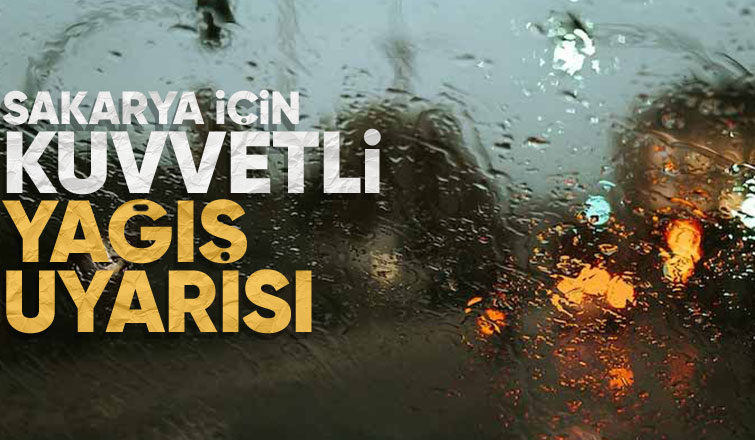 Kuvvetli yağış bekleniyor