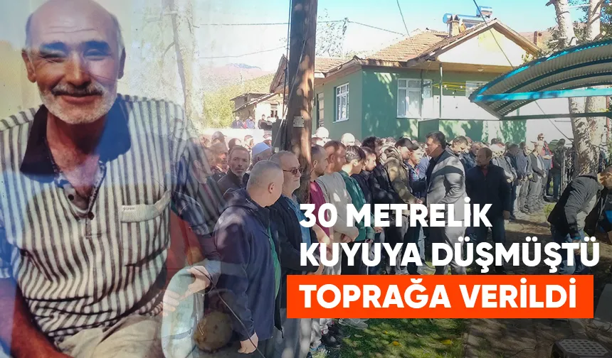 Kuyuya düşen işçiye acı veda