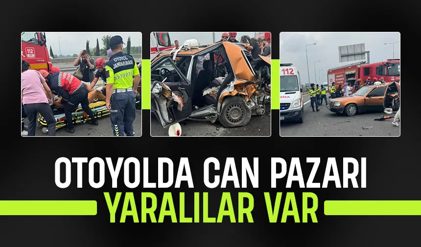 Kuzey Marmara Otoyolu'nda feci kaza