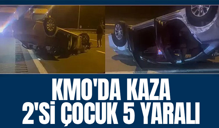 Kuzey Marmara Otoyolu'nda kaza: 5 yaralı