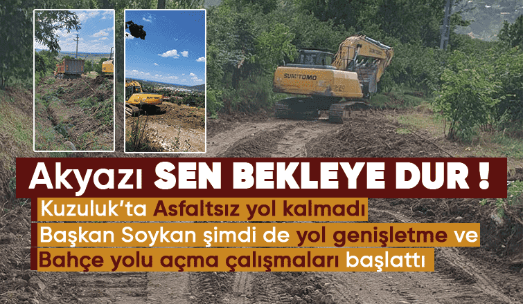 Kuzuluk'a hizmet yağıyor