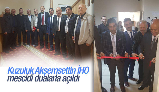 Kuzuluk Akşemsettin İmam Hatip Ortaokulu Mescidi Açıldı