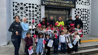 Kuzuluk İlkokulu ve Anasınıfı öğrencilerinden Polis Haftası ziyareti