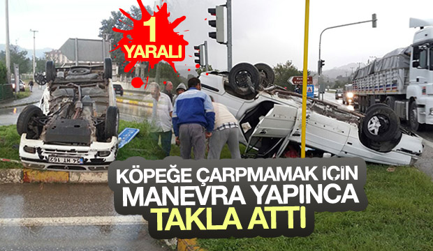 Kuzuluk Kaplıca Işıklarında Kaza 