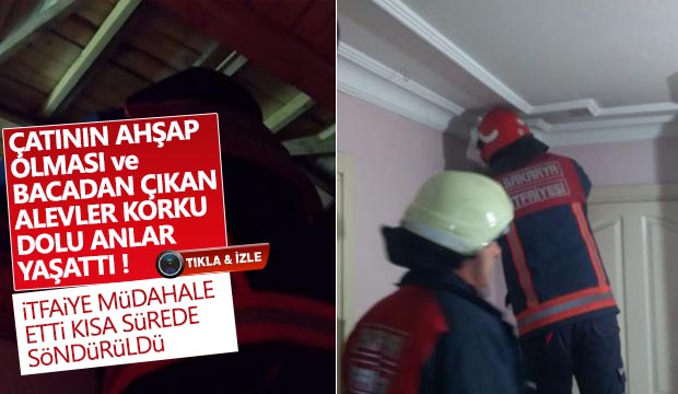 Kuzuluk Mahallesinde Korkutan Yangın