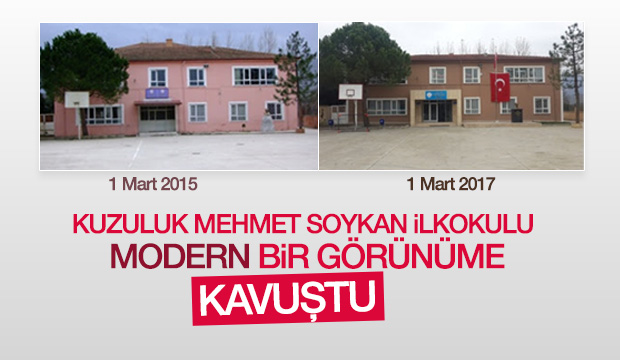  Kuzuluk Mehmet Soykan İlkokulu Yenilendi