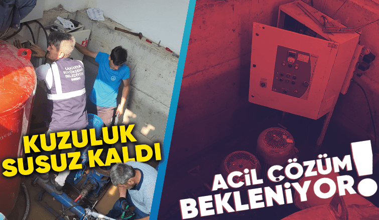 Kuzuluk'un 3 mahallesi susuzlukla mücadele ediyor