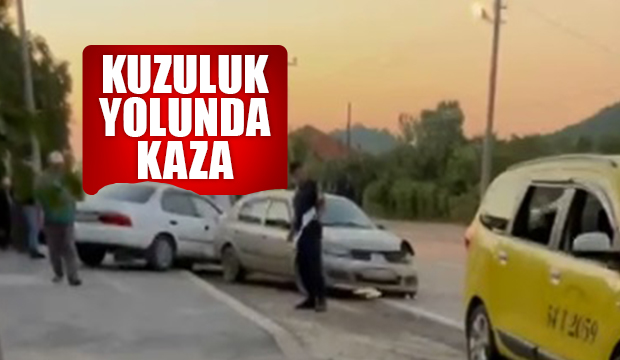 Kuzuluk yolunda kaza