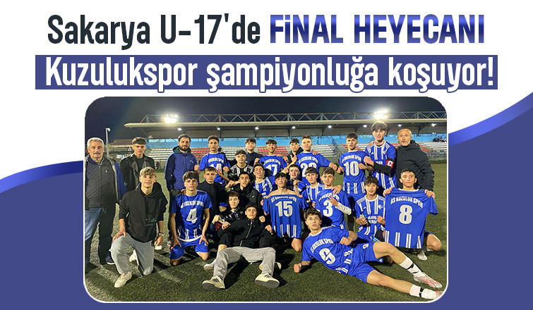 Kuzulukspor U-17 takımı şampiyonluk maçında Tankspor ile karşılaşıyor