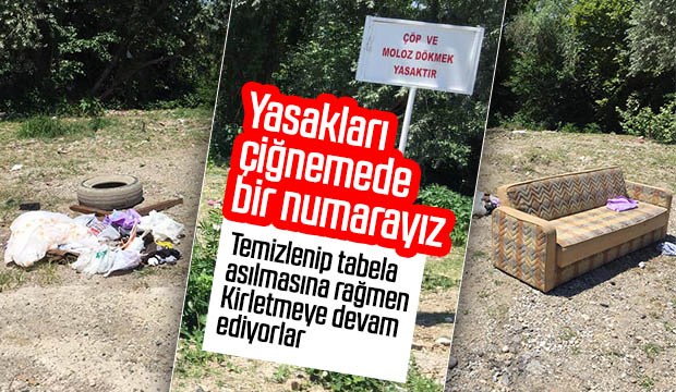 Kuzulukta Çevre Kirletilmeye Devam Ediliyor