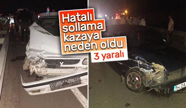 Kuzulukta Hatalı Sollama Kazaya Neden Oldu