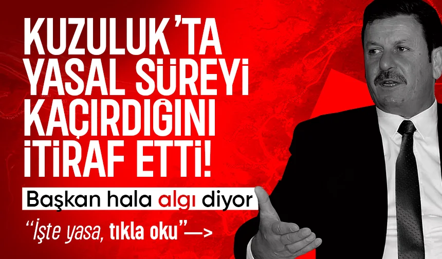 Kuzuluk'ta imar planı böyle patladı. Başkan algı dedi gerçek farklı