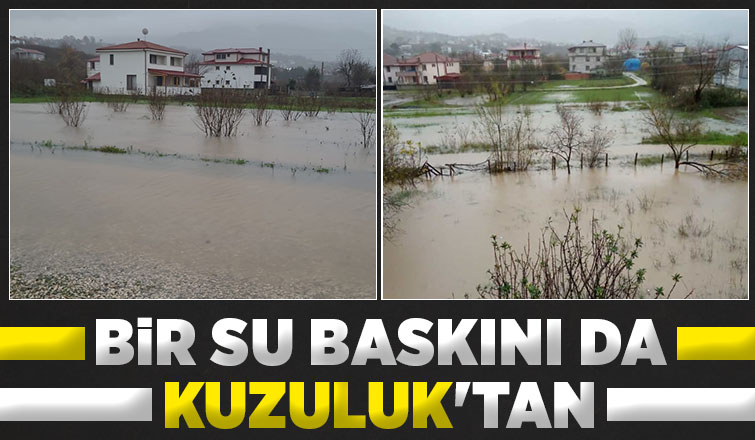 Kuzulukta yollar su içinde kaldı