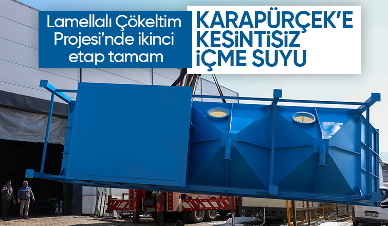 Lamellalı Çökeltim Projesi’nde ikinci etap tamam